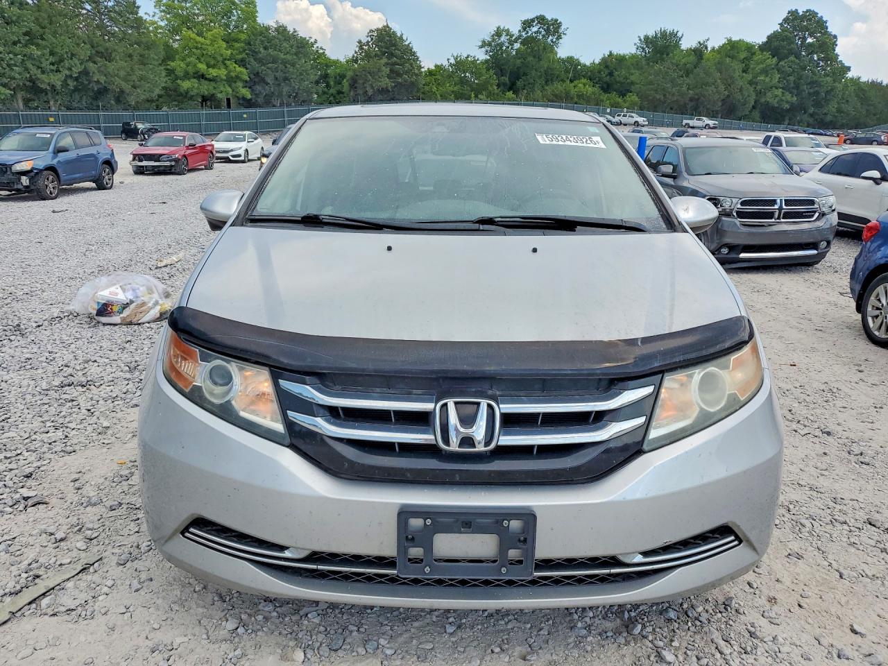 2015 Honda Odyssey Exl Silver vin: 5FNRL5H60FB112067