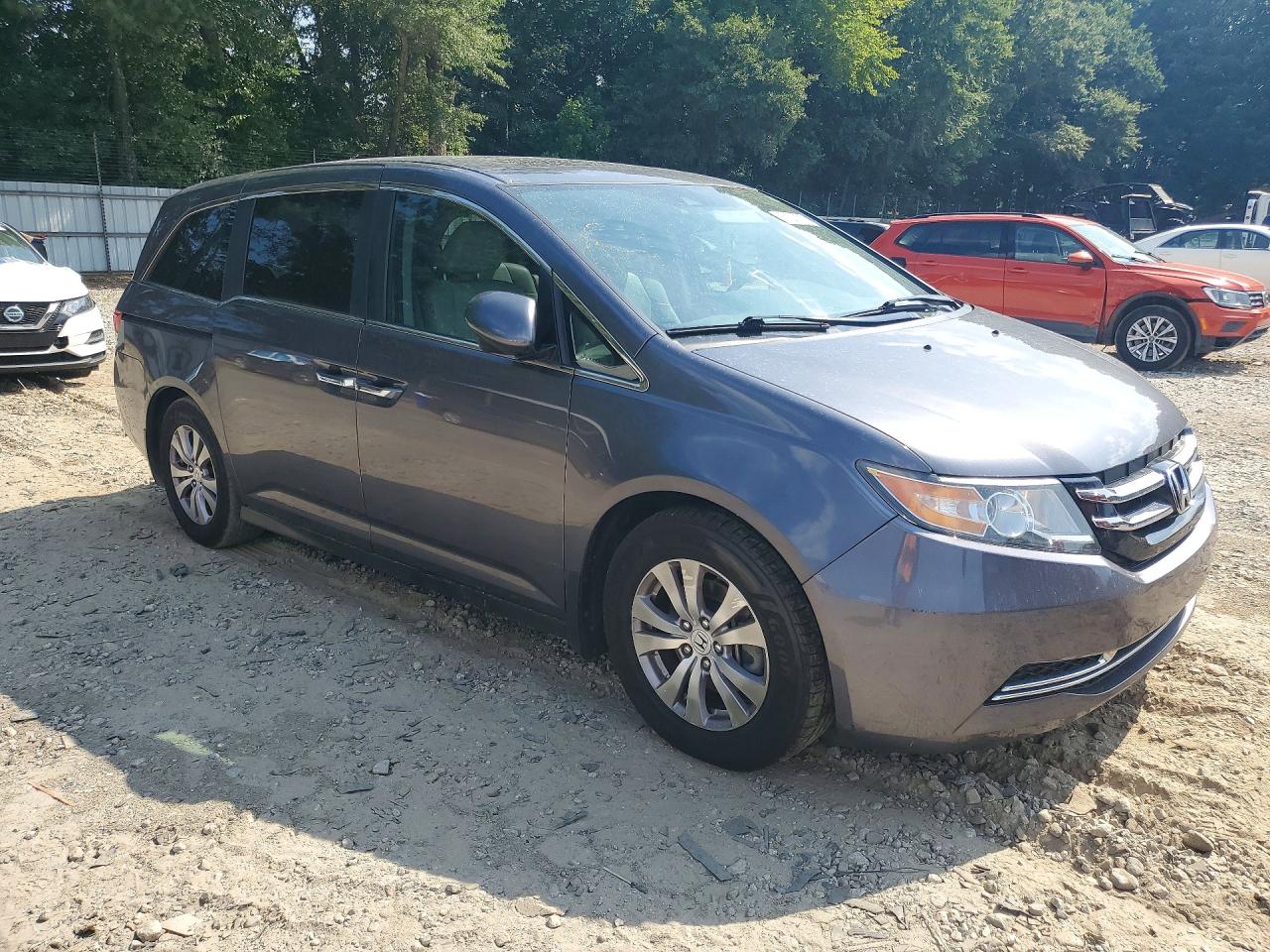 2015 Honda Odyssey Exl Gray vin: 5FNRL5H60FB120203
