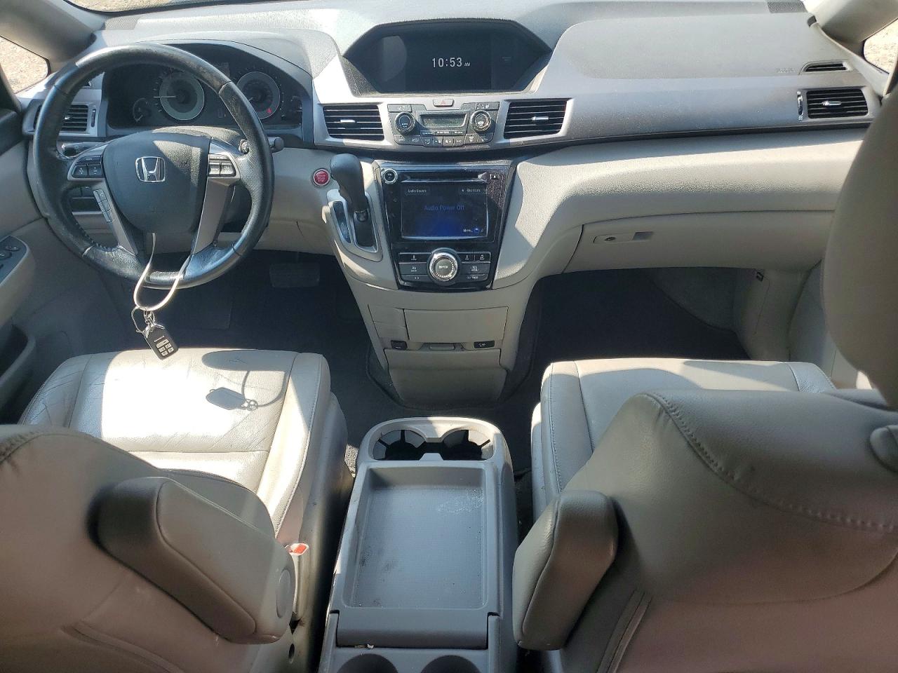 2015 Honda Odyssey Exl Gray vin: 5FNRL5H60FB120203