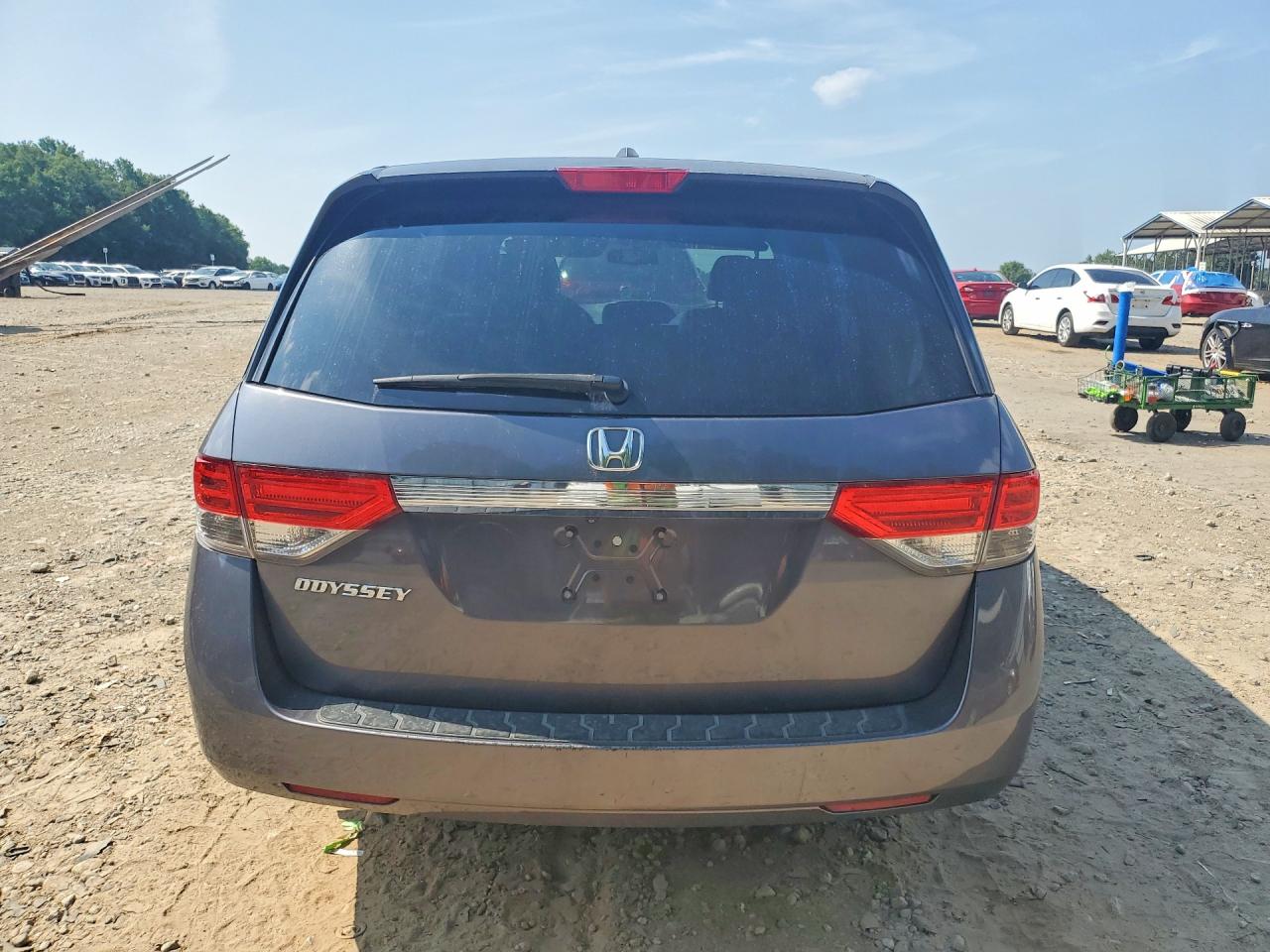 2015 Honda Odyssey Exl Gray vin: 5FNRL5H60FB120203