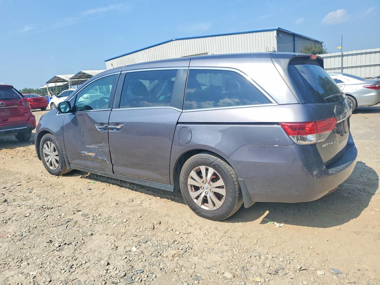 2015 Honda Odyssey Exl Gray vin: 5FNRL5H60FB120203