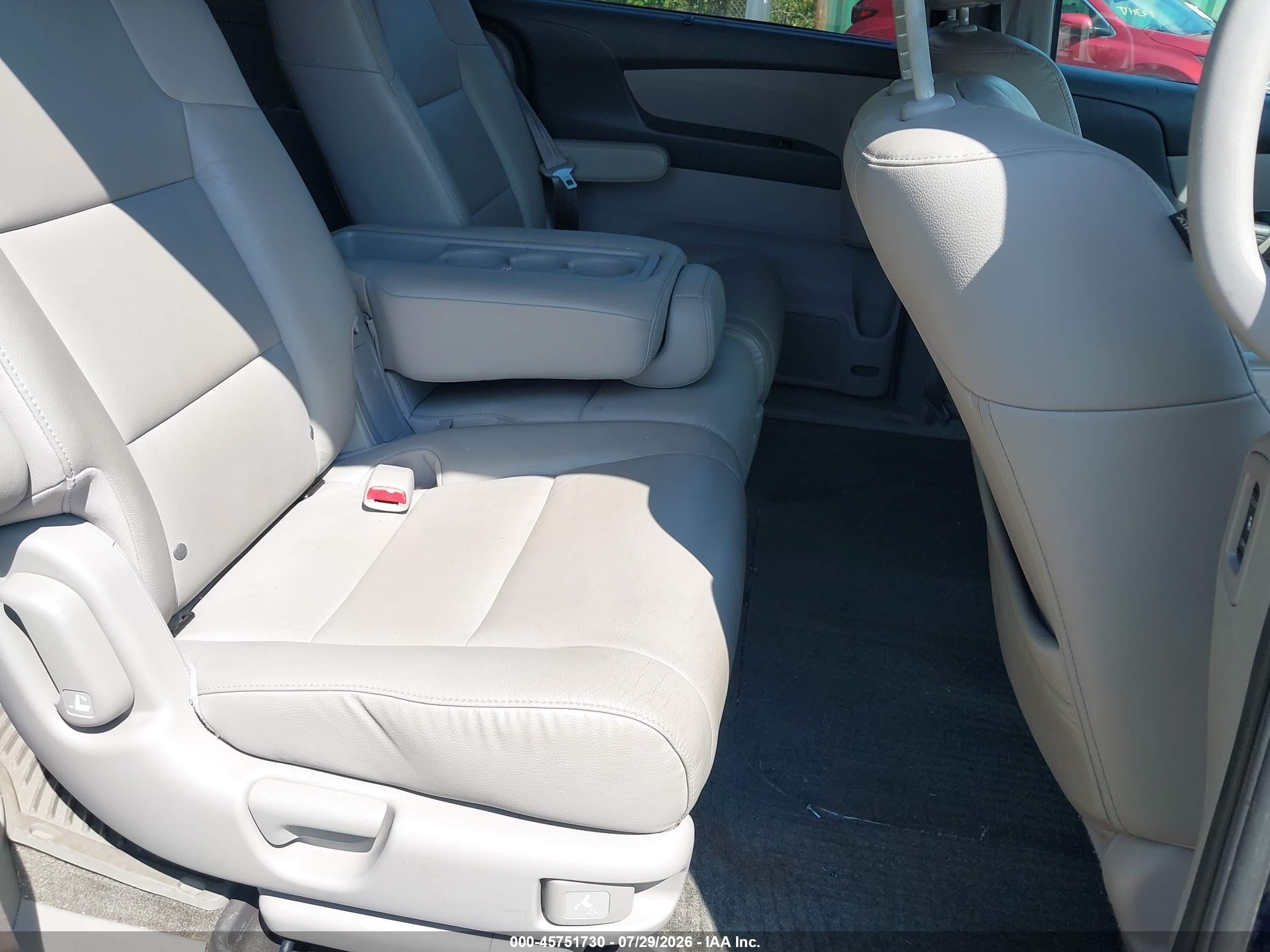 2015 Honda Odyssey Ex-l Blue vin: 5FNRL5H60FB122761