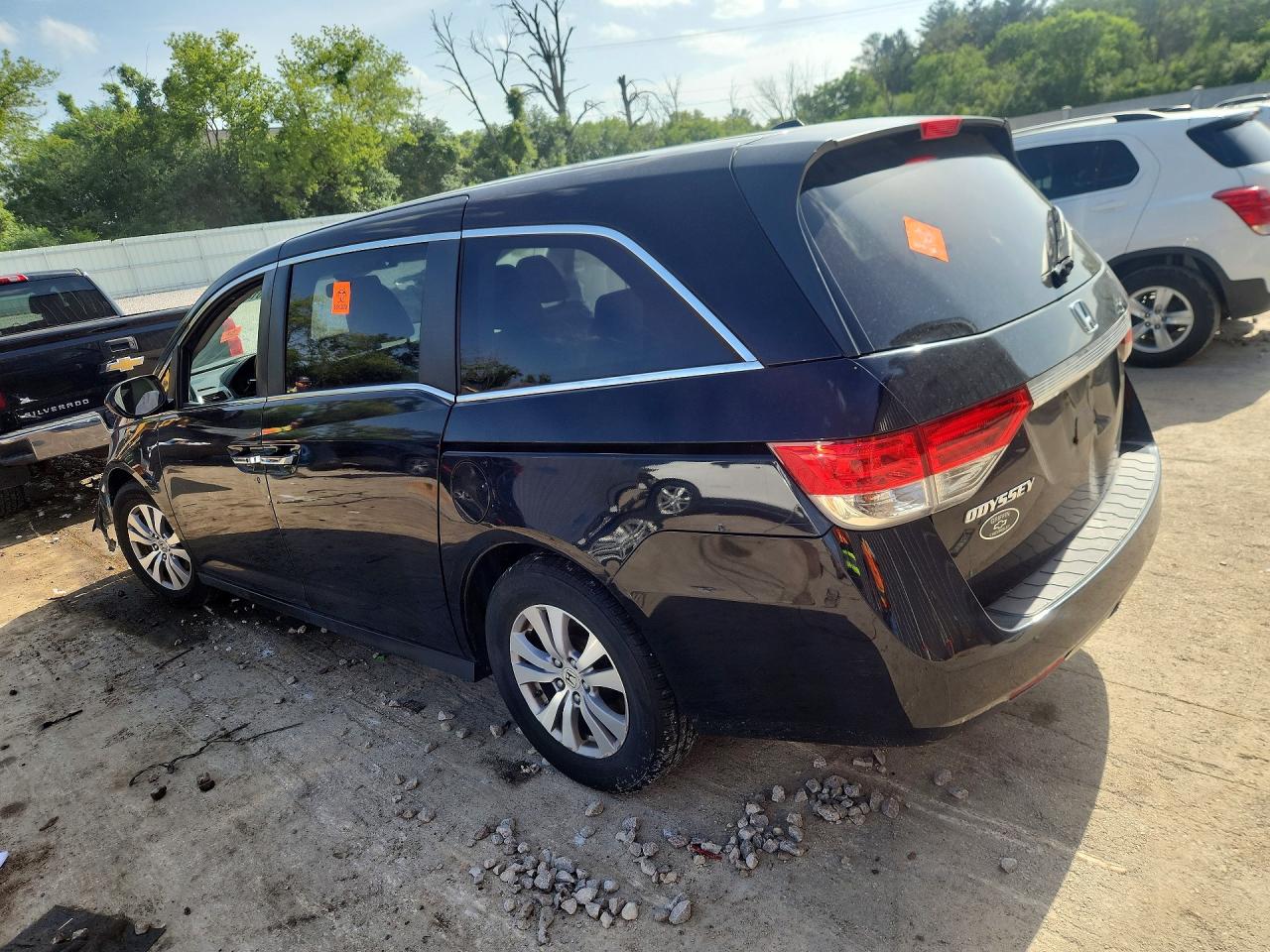2015 Honda Odyssey Exl Black vin: 5FNRL5H60FB129614