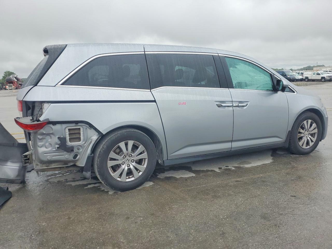 2016 Honda Odyssey Exl Silver vin: 5FNRL5H60GB132322