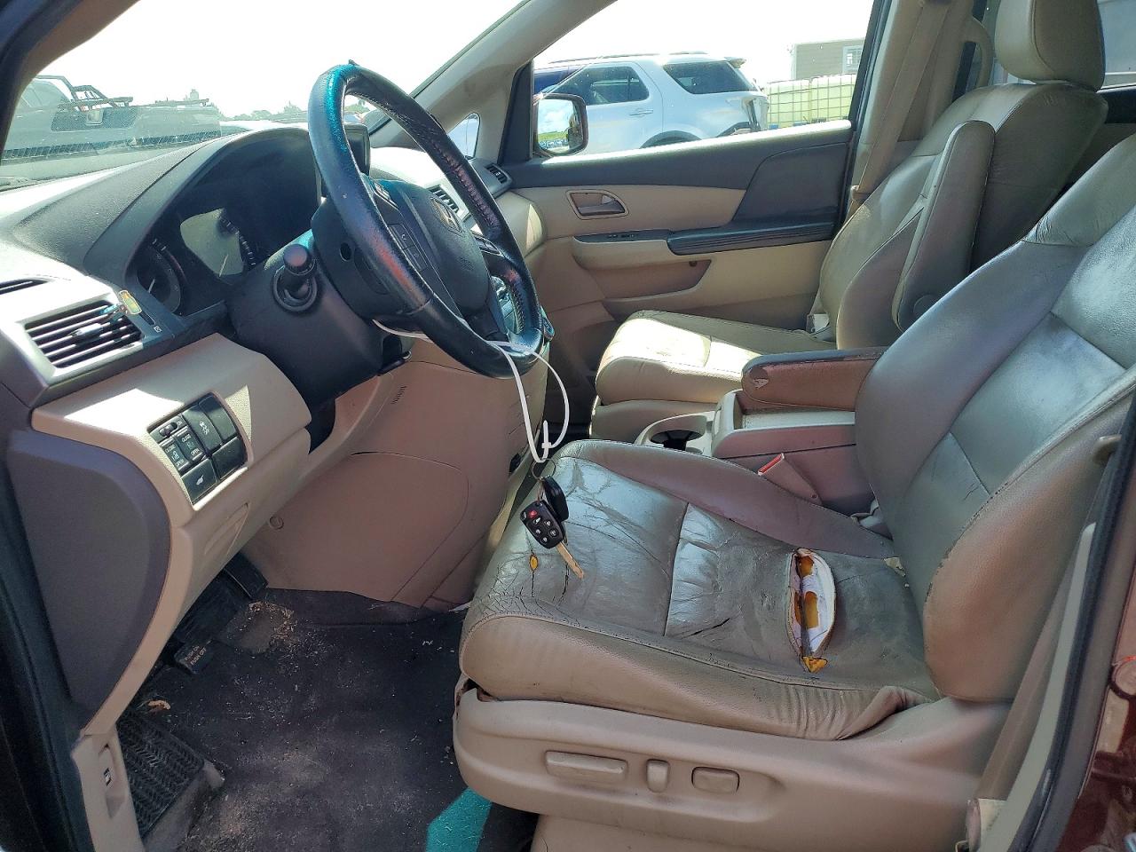 2011 Honda Odyssey Exl Бордовый vin: 5FNRL5H61BB009153