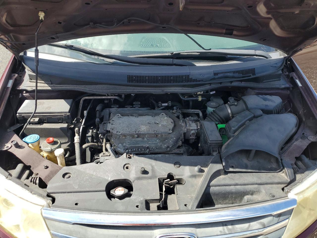 2011 Honda Odyssey Exl Бордовый vin: 5FNRL5H61BB009153