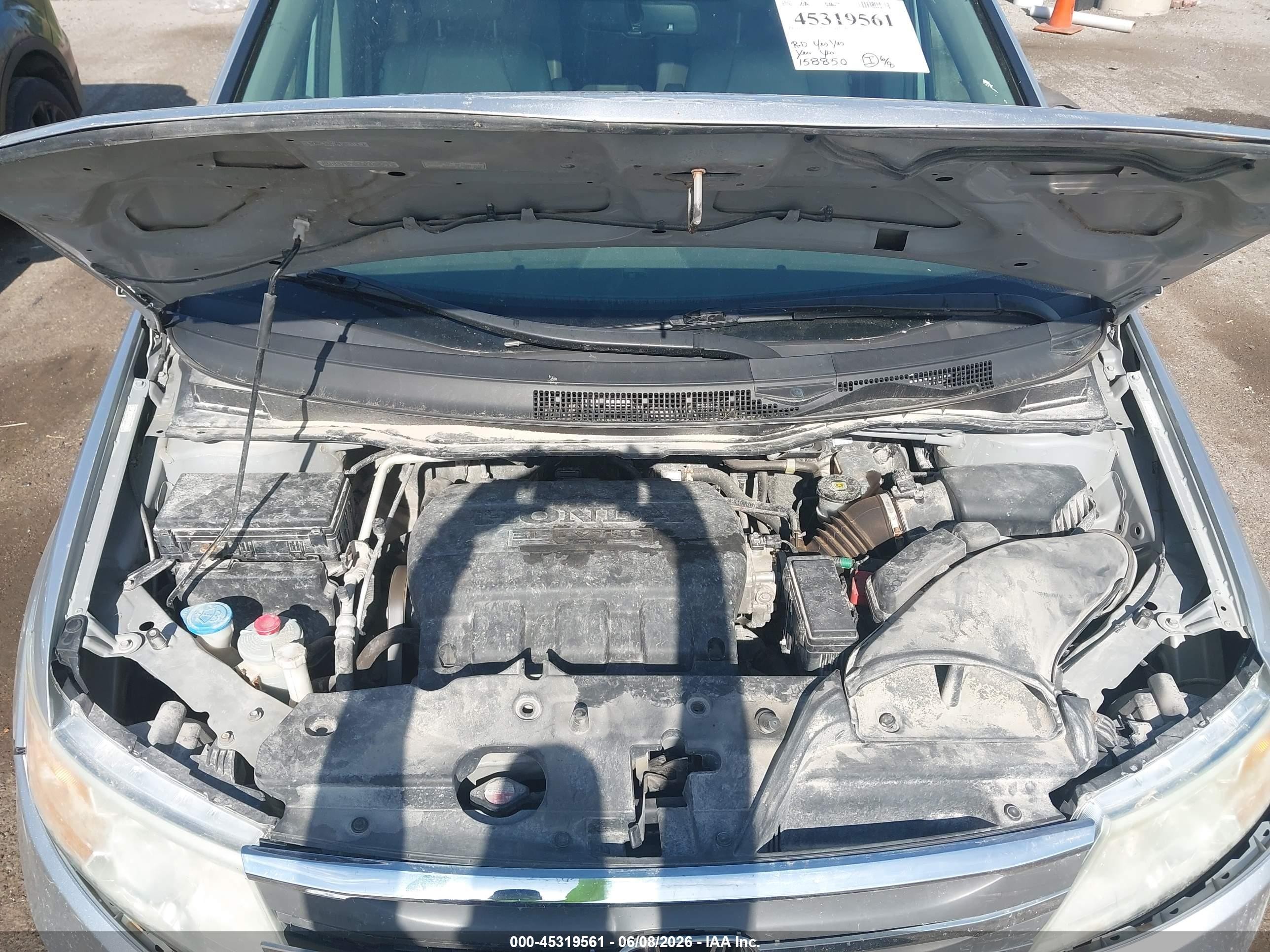 2011 Honda Odyssey Ex-l Silver vin: 5FNRL5H61BB020413