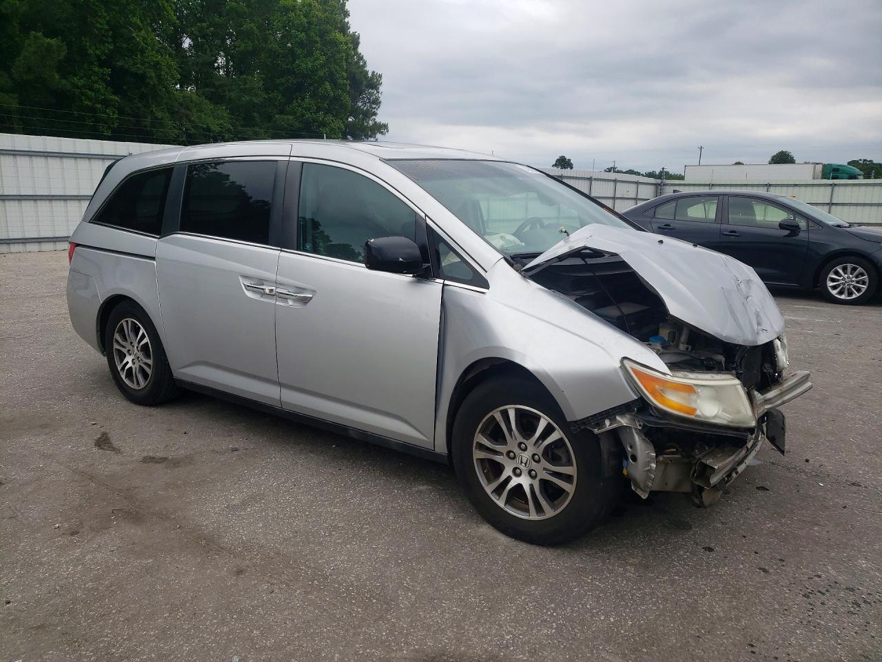 2011 Honda Odyssey Exl Silver vin: 5FNRL5H61BB048020