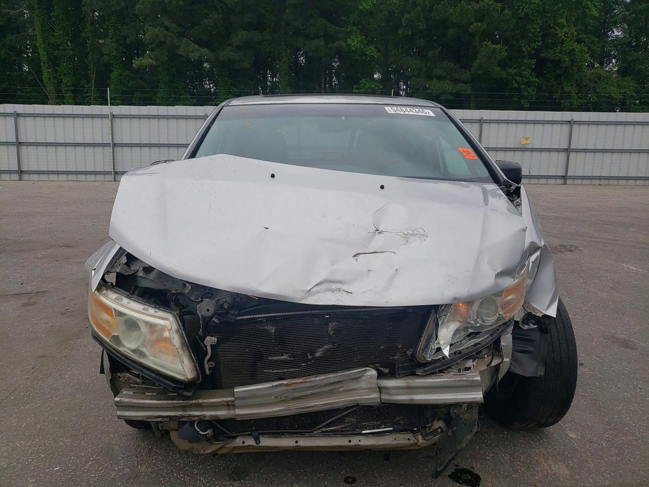 2011 Honda Odyssey Exl Silver vin: 5FNRL5H61BB048020