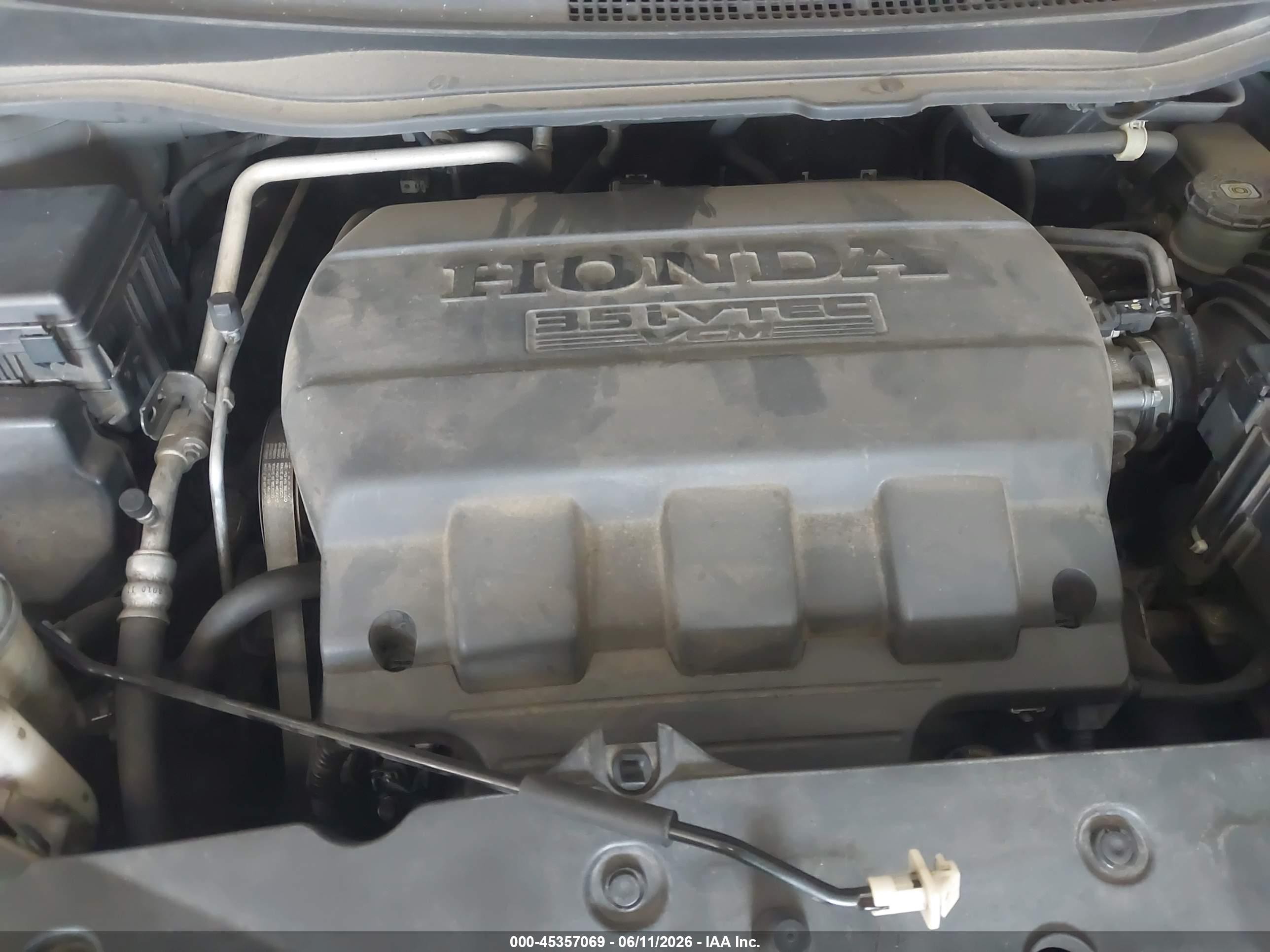 2011 Honda Odyssey Ex-l Серый vin: 5FNRL5H61BB064752
