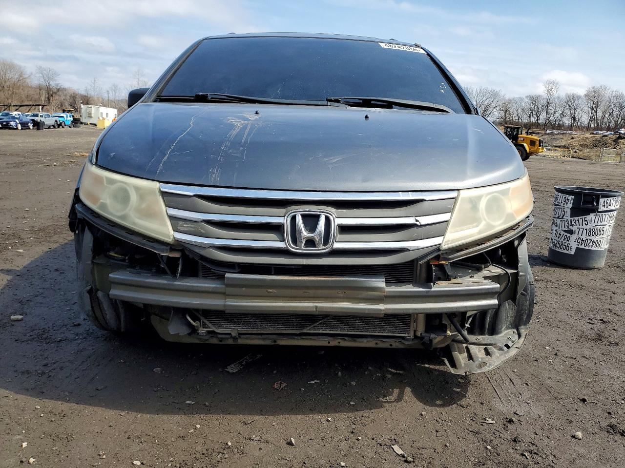 2011 Honda Odyssey Exl Gray vin: 5FNRL5H61BB068171