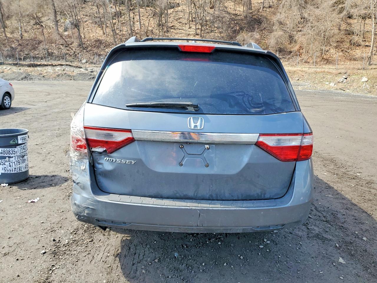 2011 Honda Odyssey Exl Gray vin: 5FNRL5H61BB068171