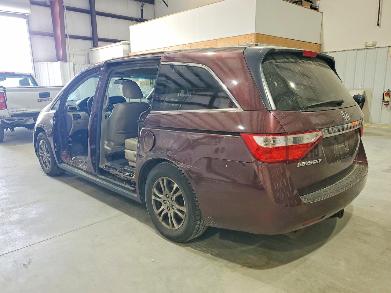 2011 Honda Odyssey Exl Brown vin: 5FNRL5H61BB074634