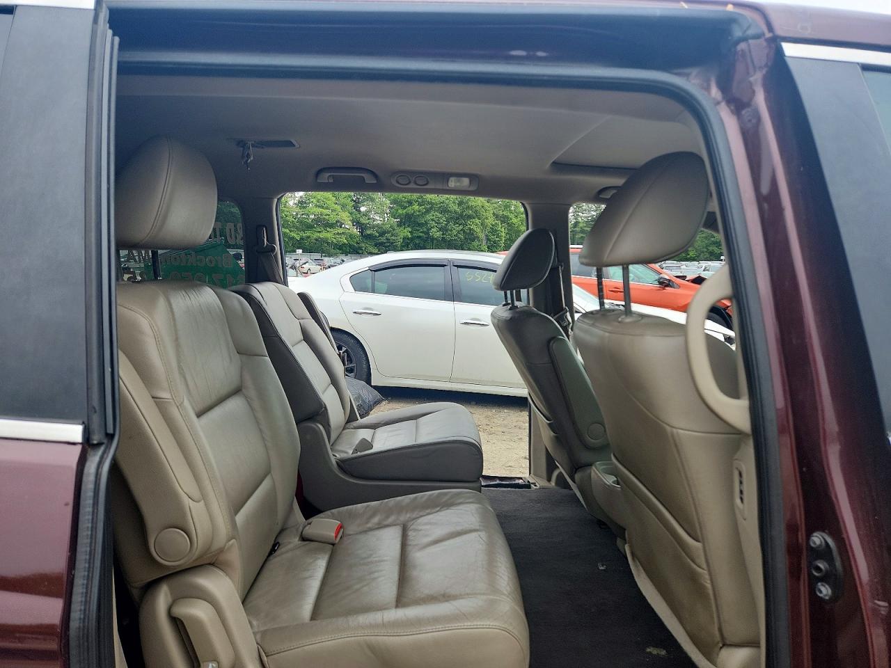 2011 Honda Odyssey Exl Brown vin: 5FNRL5H61BB074634