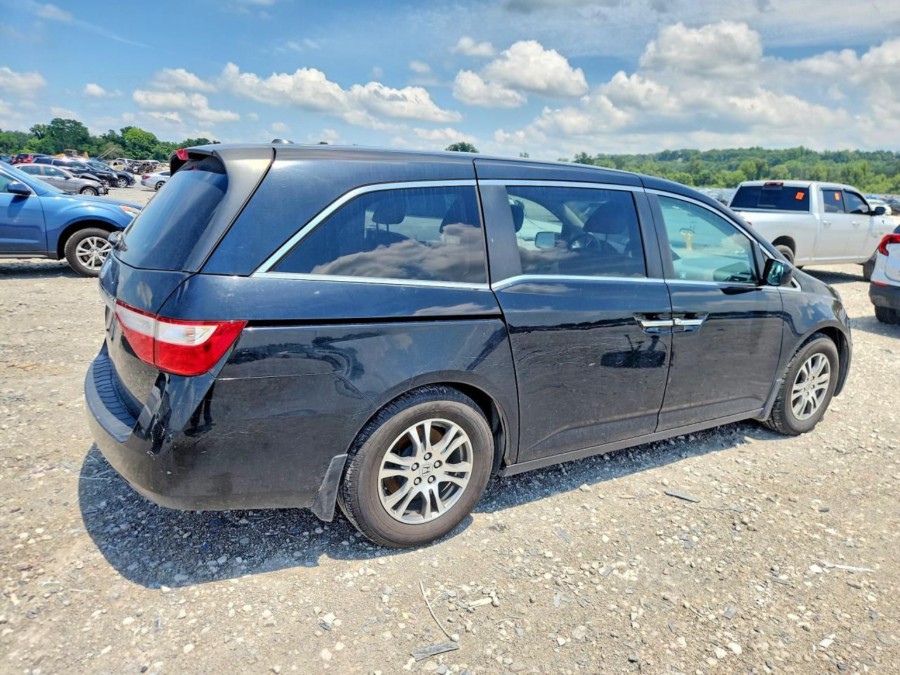 2011 Honda Odyssey Exl Black vin: 5FNRL5H61BB080899