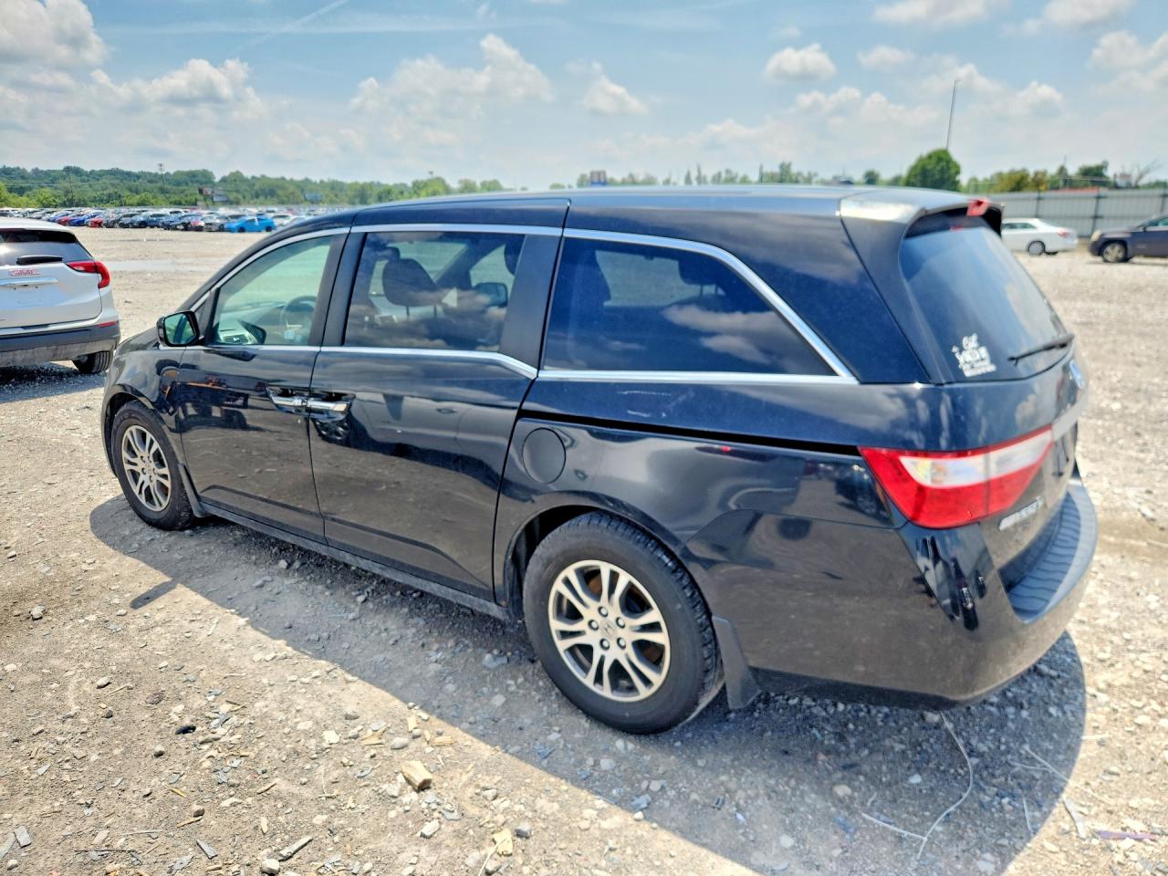 2011 Honda Odyssey Exl Black vin: 5FNRL5H61BB080899