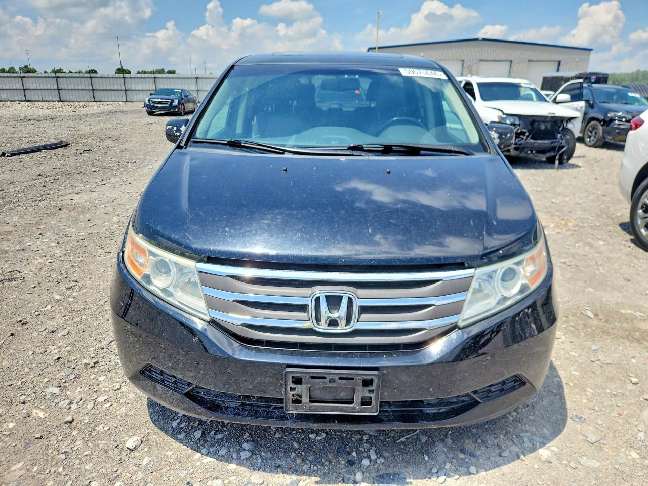 2011 Honda Odyssey Exl Black vin: 5FNRL5H61BB080899