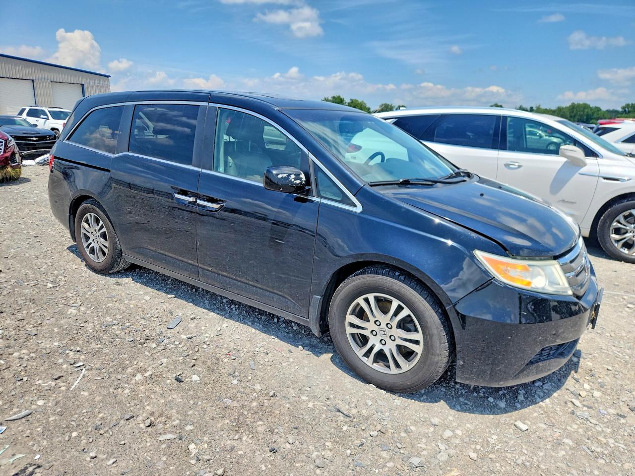 2011 Honda Odyssey Exl Black vin: 5FNRL5H61BB080899