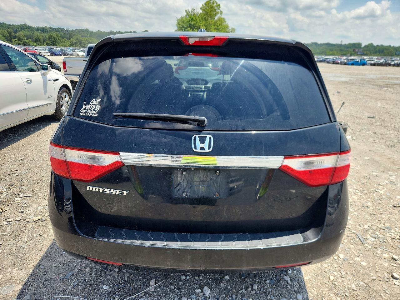 2011 Honda Odyssey Exl Black vin: 5FNRL5H61BB080899
