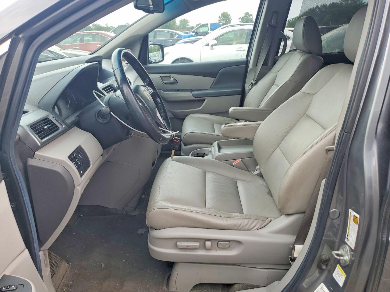 2011 Honda Odyssey Exl Gray vin: 5FNRL5H61BB094866