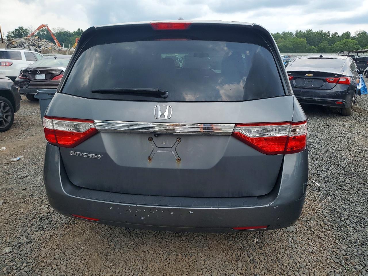 2011 Honda Odyssey Exl Gray vin: 5FNRL5H61BB094866
