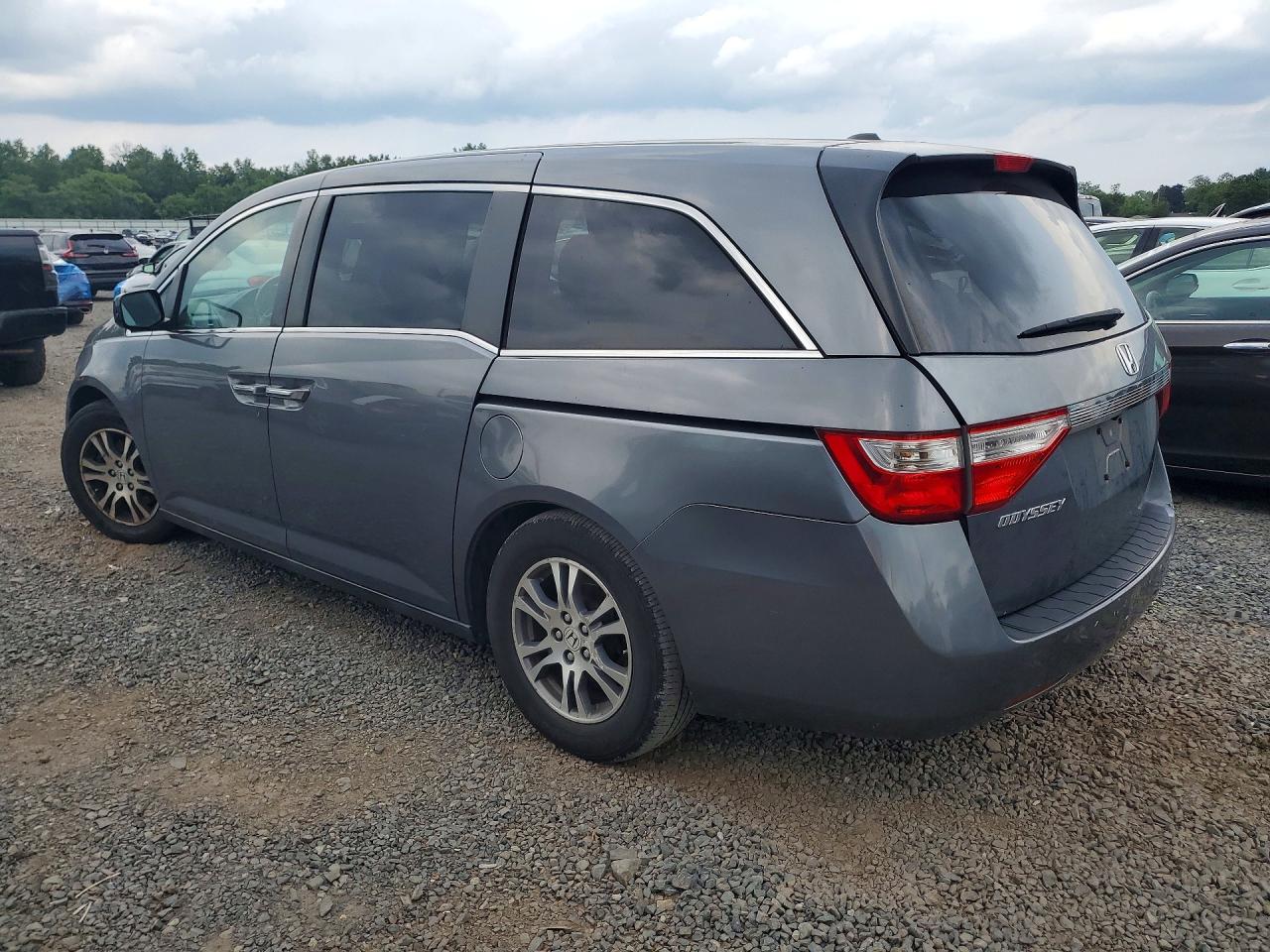 2011 Honda Odyssey Exl Gray vin: 5FNRL5H61BB094866