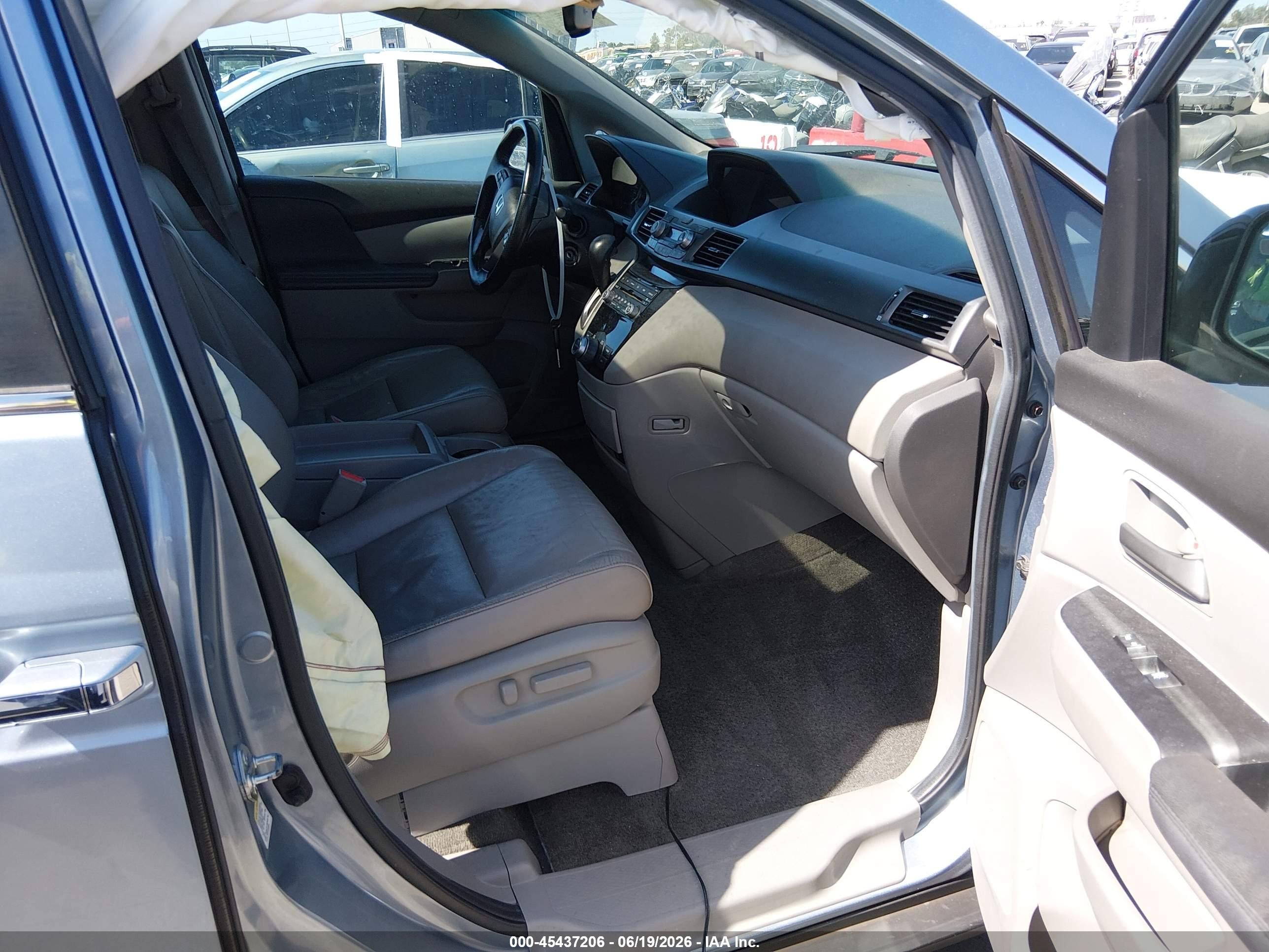2011 Honda Odyssey Ex-l Blue vin: 5FNRL5H61BB095466
