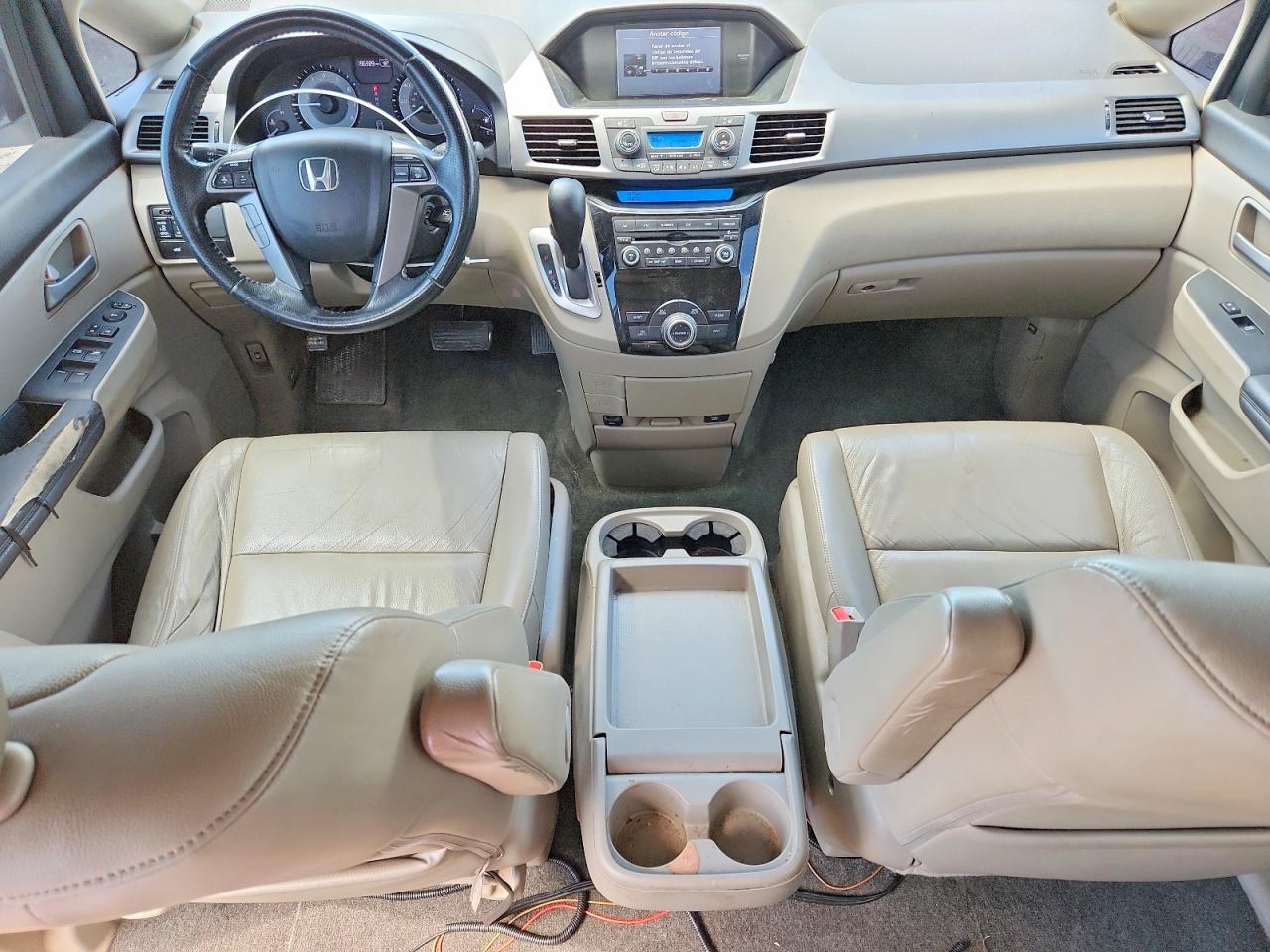 2011 Honda Odyssey Exl White vin: 5FNRL5H61BB096181