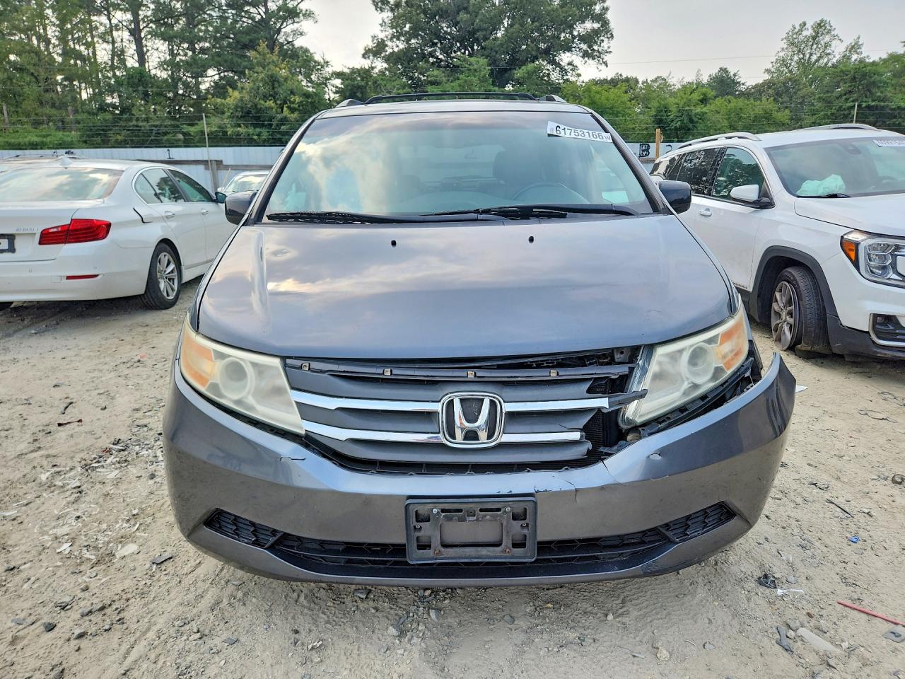 2011 Honda Odyssey Exl Gray vin: 5FNRL5H61BB098125