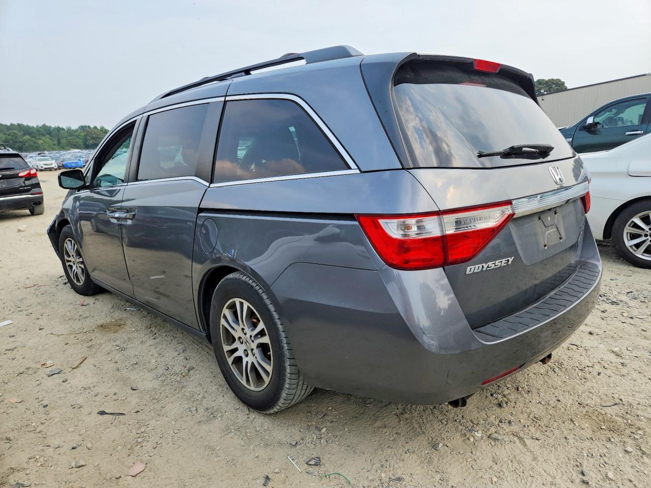 2011 Honda Odyssey Exl Gray vin: 5FNRL5H61BB098125