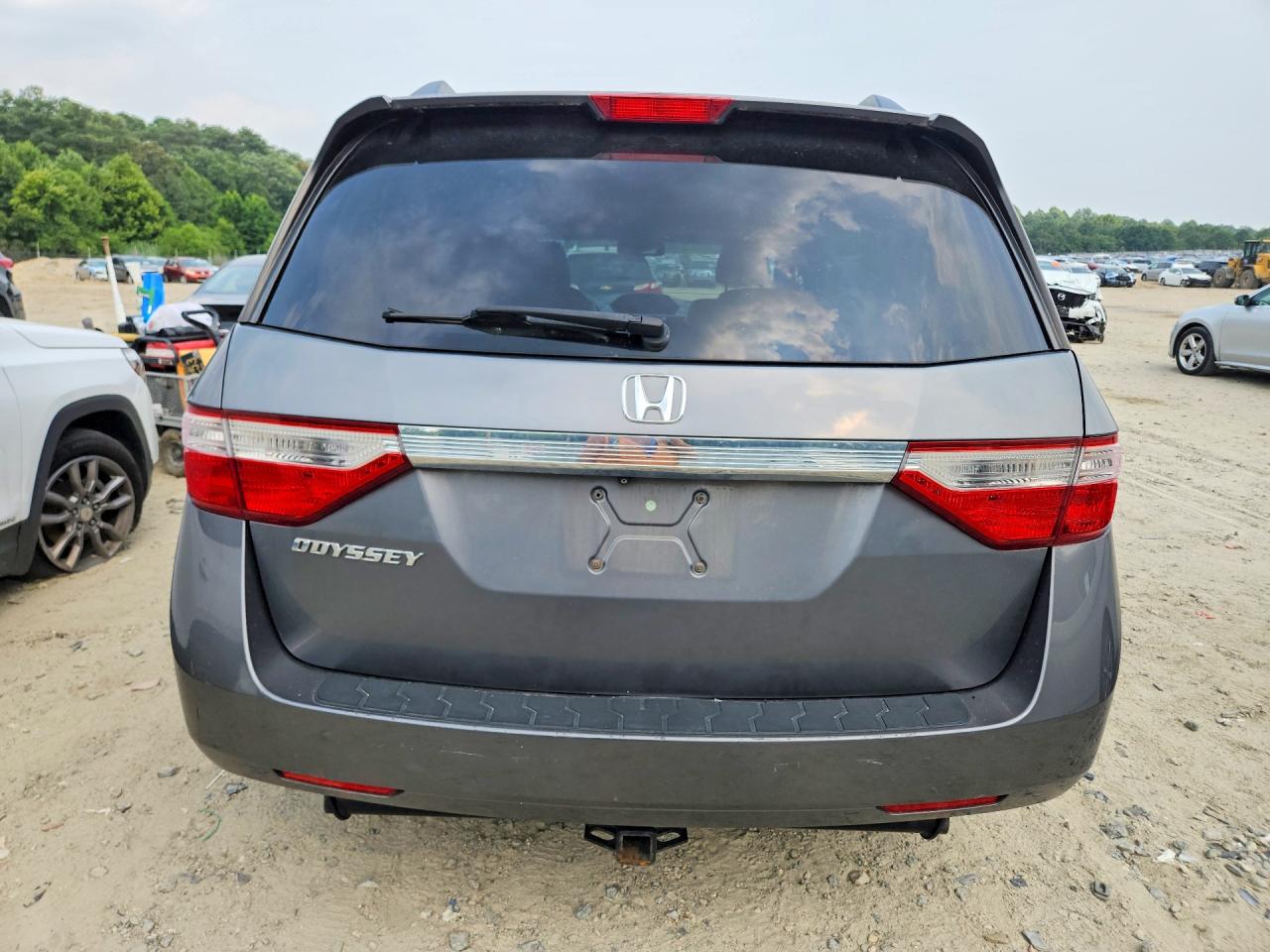 2011 Honda Odyssey Exl Gray vin: 5FNRL5H61BB098125