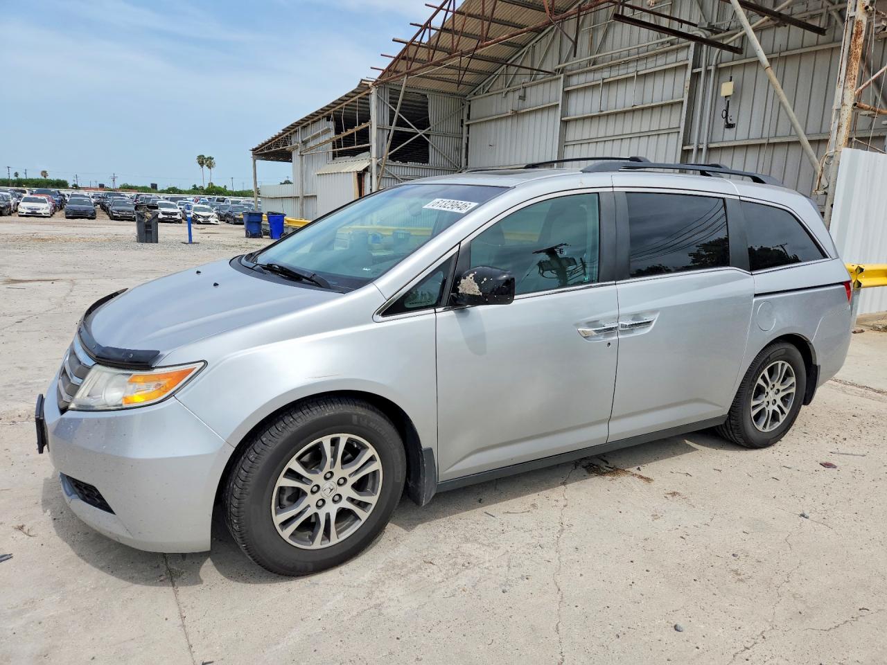 2011 Honda Odyssey Exl Gray vin: 5FNRL5H61BB101914