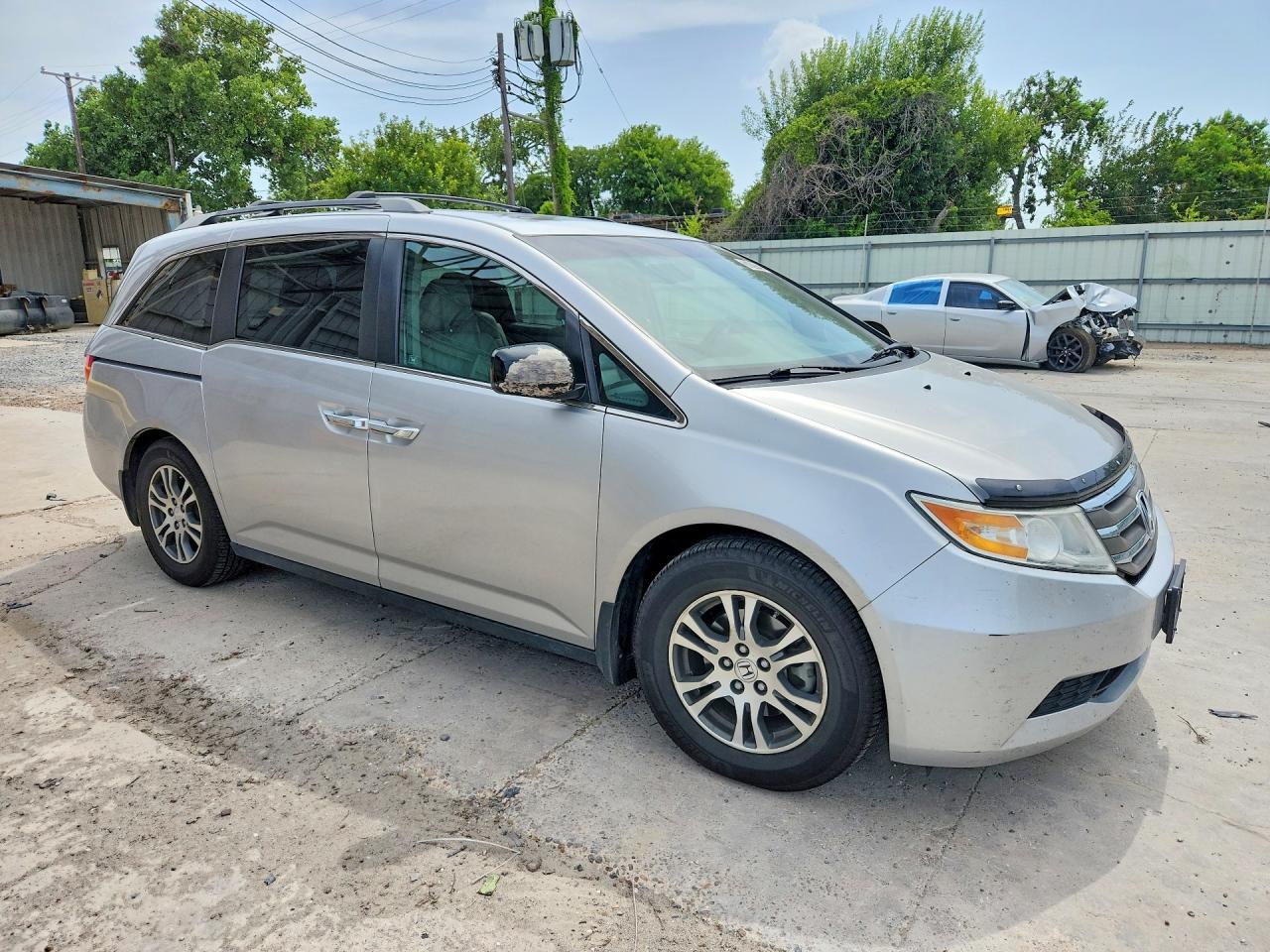 2011 Honda Odyssey Exl Gray vin: 5FNRL5H61BB101914