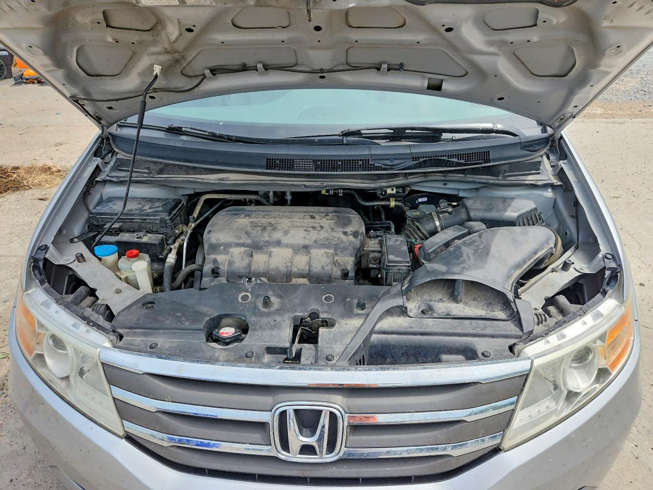 2011 Honda Odyssey Exl Gray vin: 5FNRL5H61BB101914