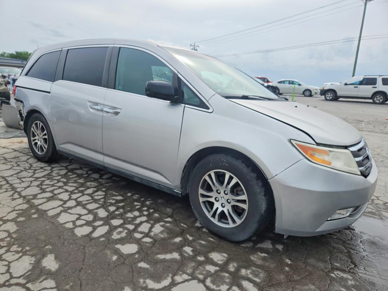 2011 Honda Odyssey Exl Silver vin: 5FNRL5H61BB103307