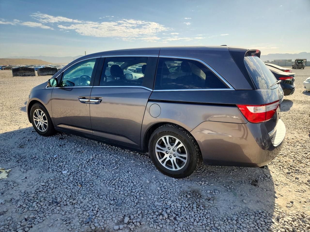 2012 Honda Odyssey Exl Gray vin: 5FNRL5H61CB012314