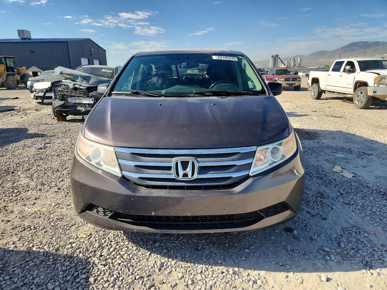 2012 Honda Odyssey Exl Gray vin: 5FNRL5H61CB012314