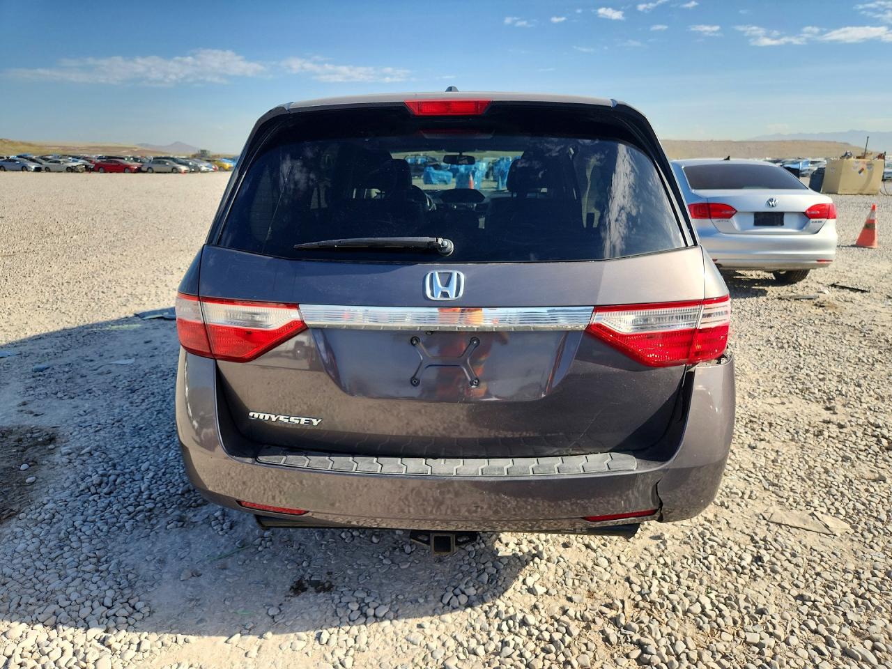 2012 Honda Odyssey Exl Gray vin: 5FNRL5H61CB012314