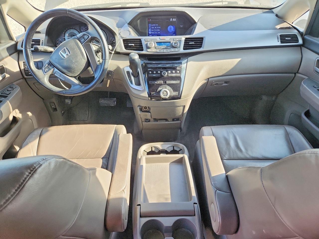 2012 Honda Odyssey Exl Gray vin: 5FNRL5H61CB012314