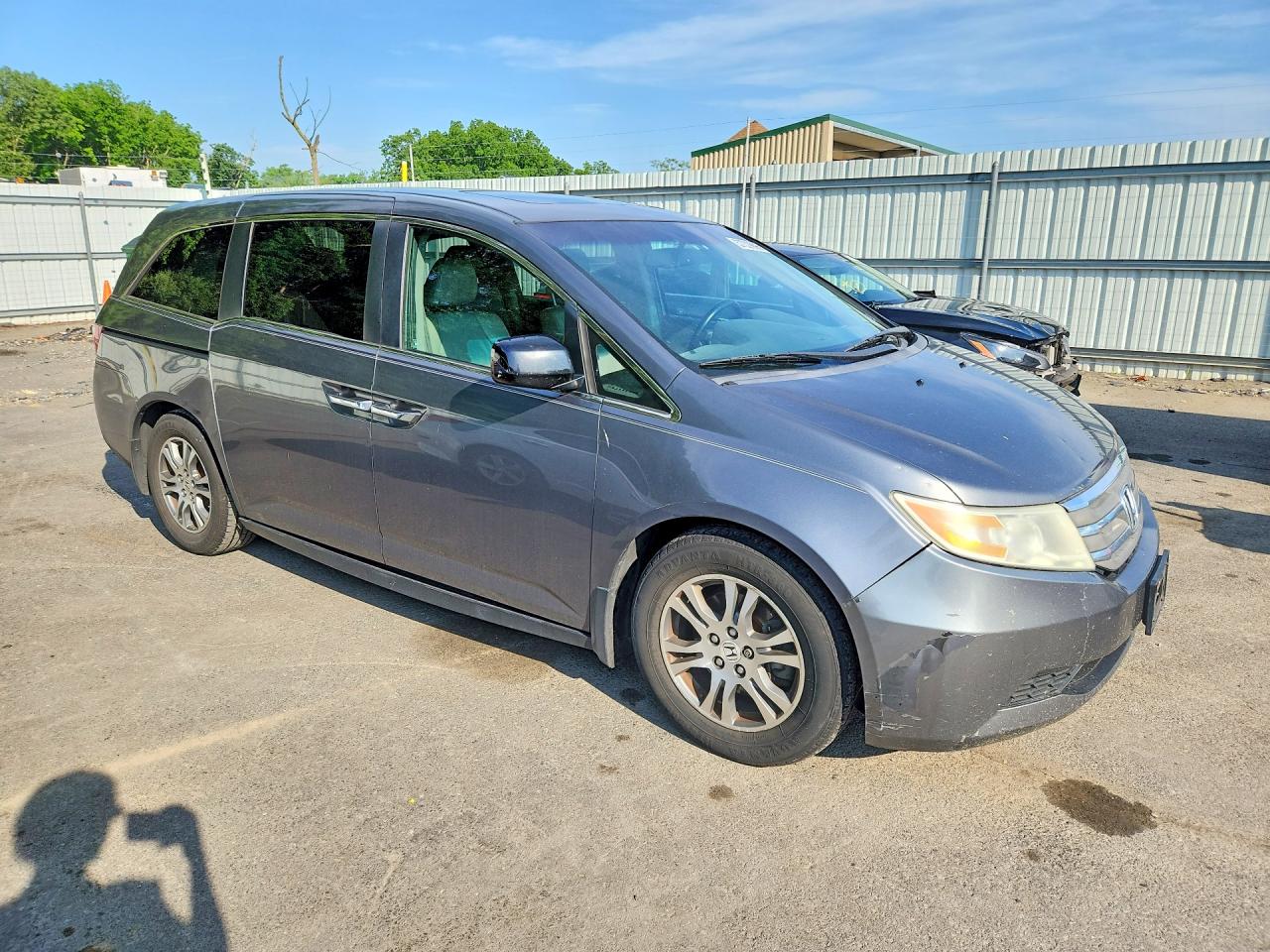 2012 Honda Odyssey Exl Charcoal vin: 5FNRL5H61CB015262