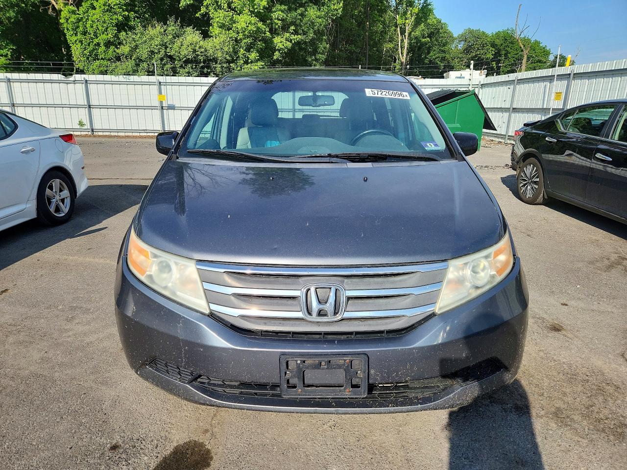 2012 Honda Odyssey Exl Charcoal vin: 5FNRL5H61CB015262