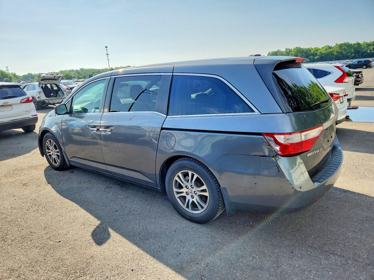 2012 Honda Odyssey Exl Charcoal vin: 5FNRL5H61CB015262