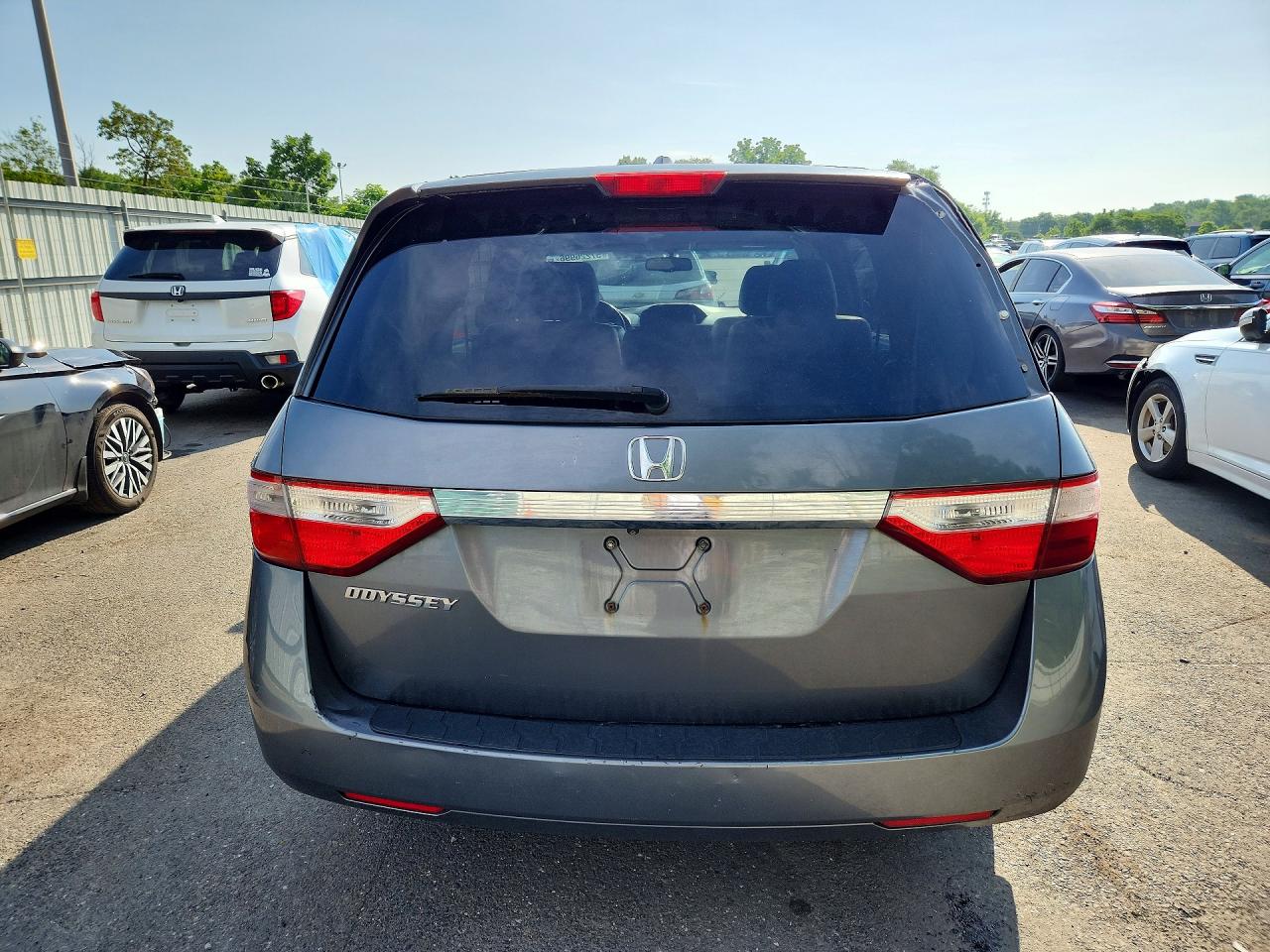 2012 Honda Odyssey Exl Charcoal vin: 5FNRL5H61CB015262