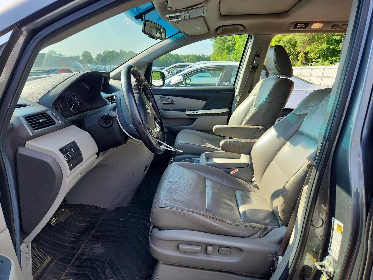 2012 Honda Odyssey Exl Charcoal vin: 5FNRL5H61CB015262