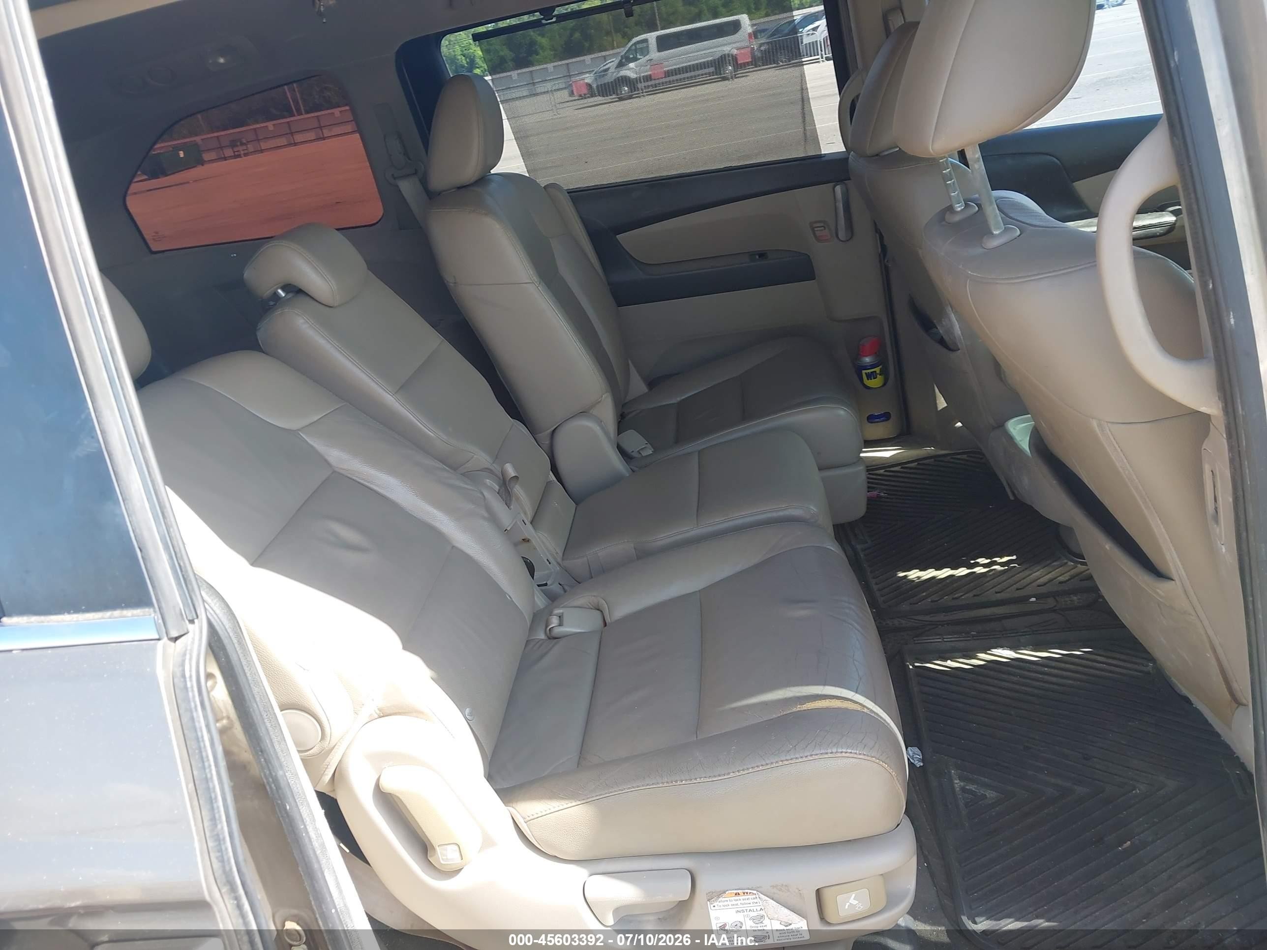 2012 Honda Odyssey Ex-l Бежевый vin: 5FNRL5H61CB022566