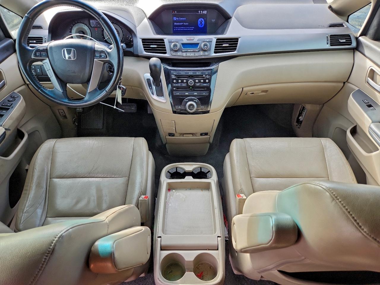 2012 Honda Odyssey Exl Желто-коричневый vin: 5FNRL5H61CB033020