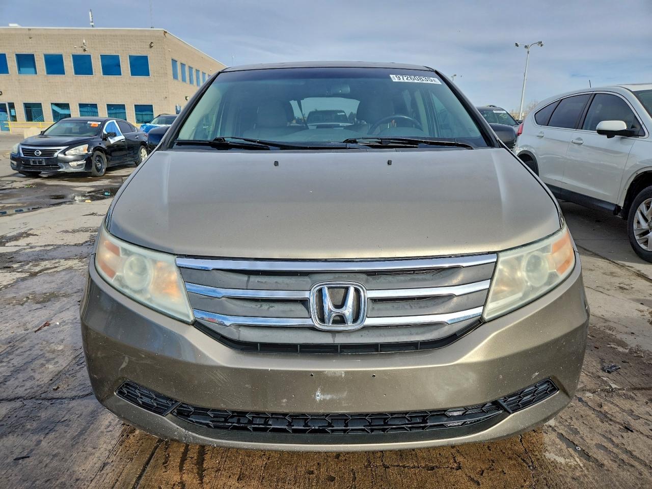 2012 Honda Odyssey Exl Желто-коричневый vin: 5FNRL5H61CB033020