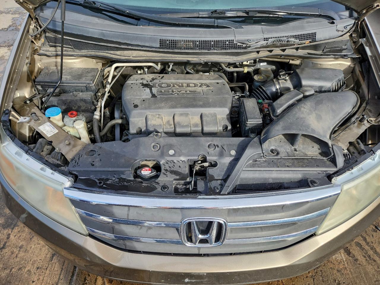 2012 Honda Odyssey Exl Желто-коричневый vin: 5FNRL5H61CB033020