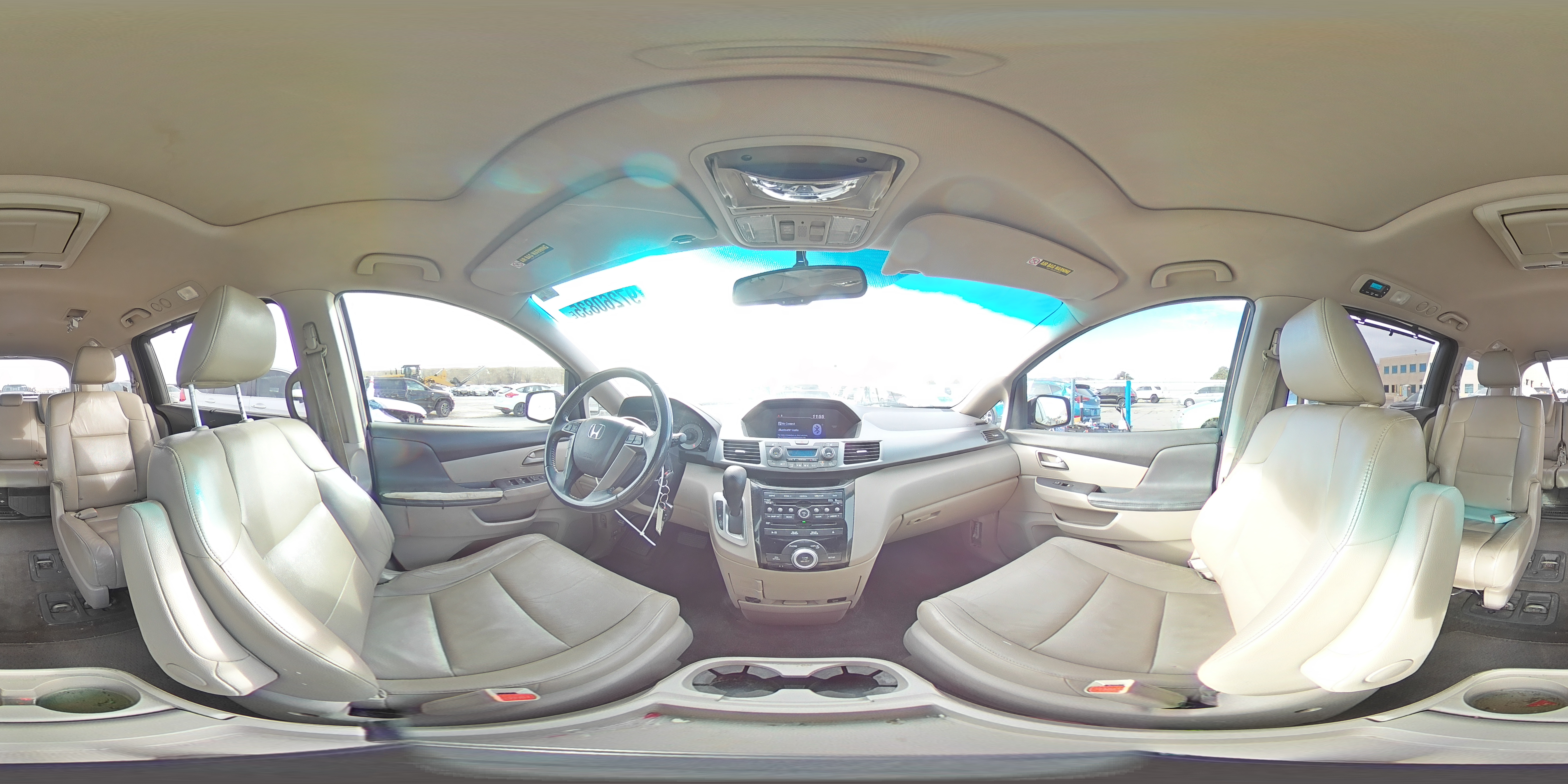 2012 Honda Odyssey Exl Желто-коричневый vin: 5FNRL5H61CB033020