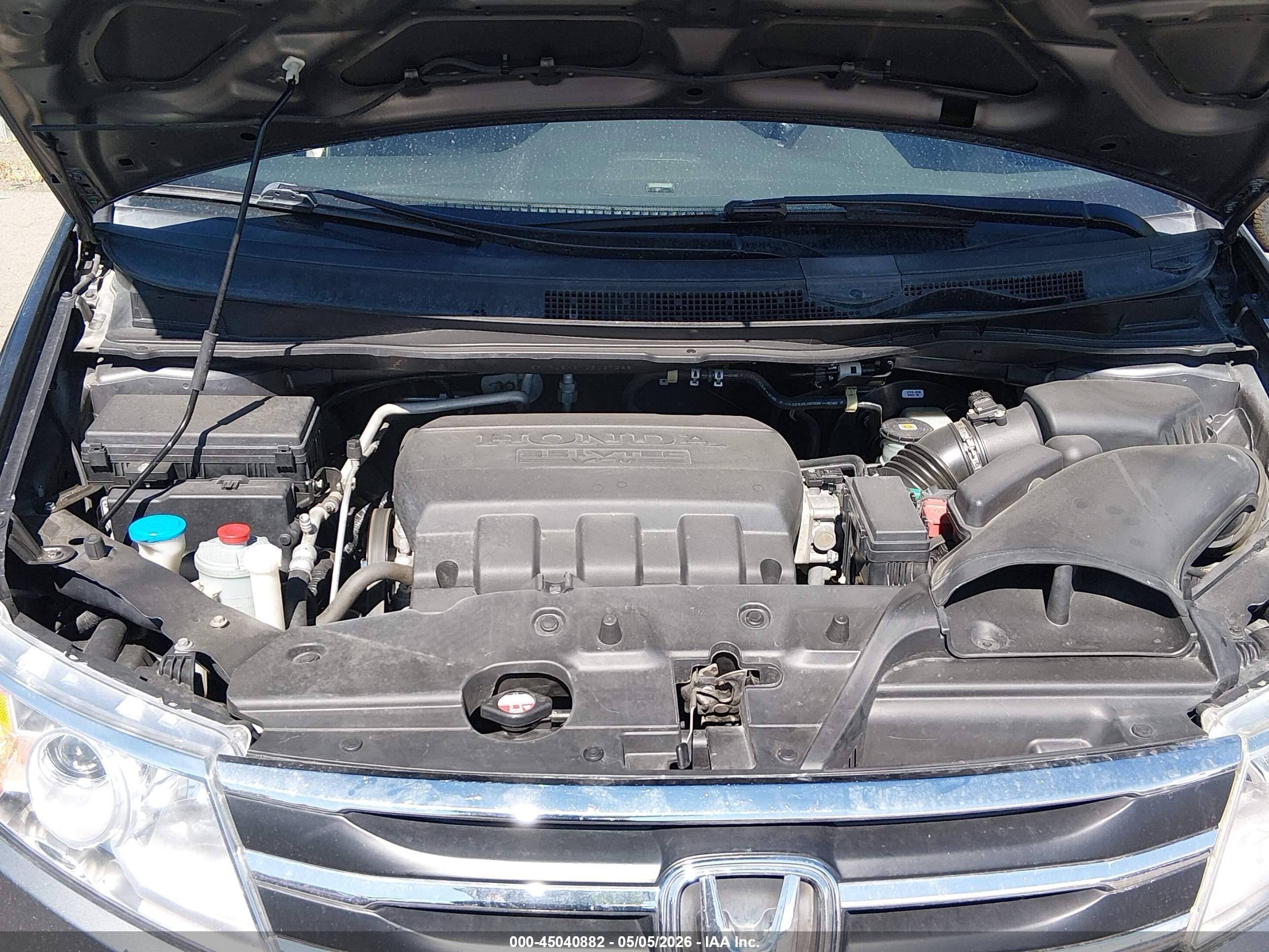 2012 Honda Odyssey Ex-l Gray vin: 5FNRL5H61CB037388